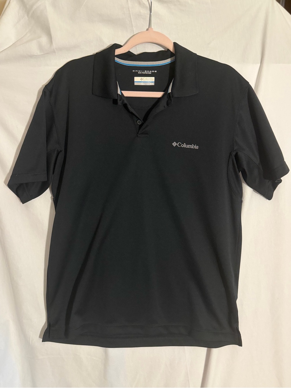 #502 Columbia Men’s Black Polo Shirt